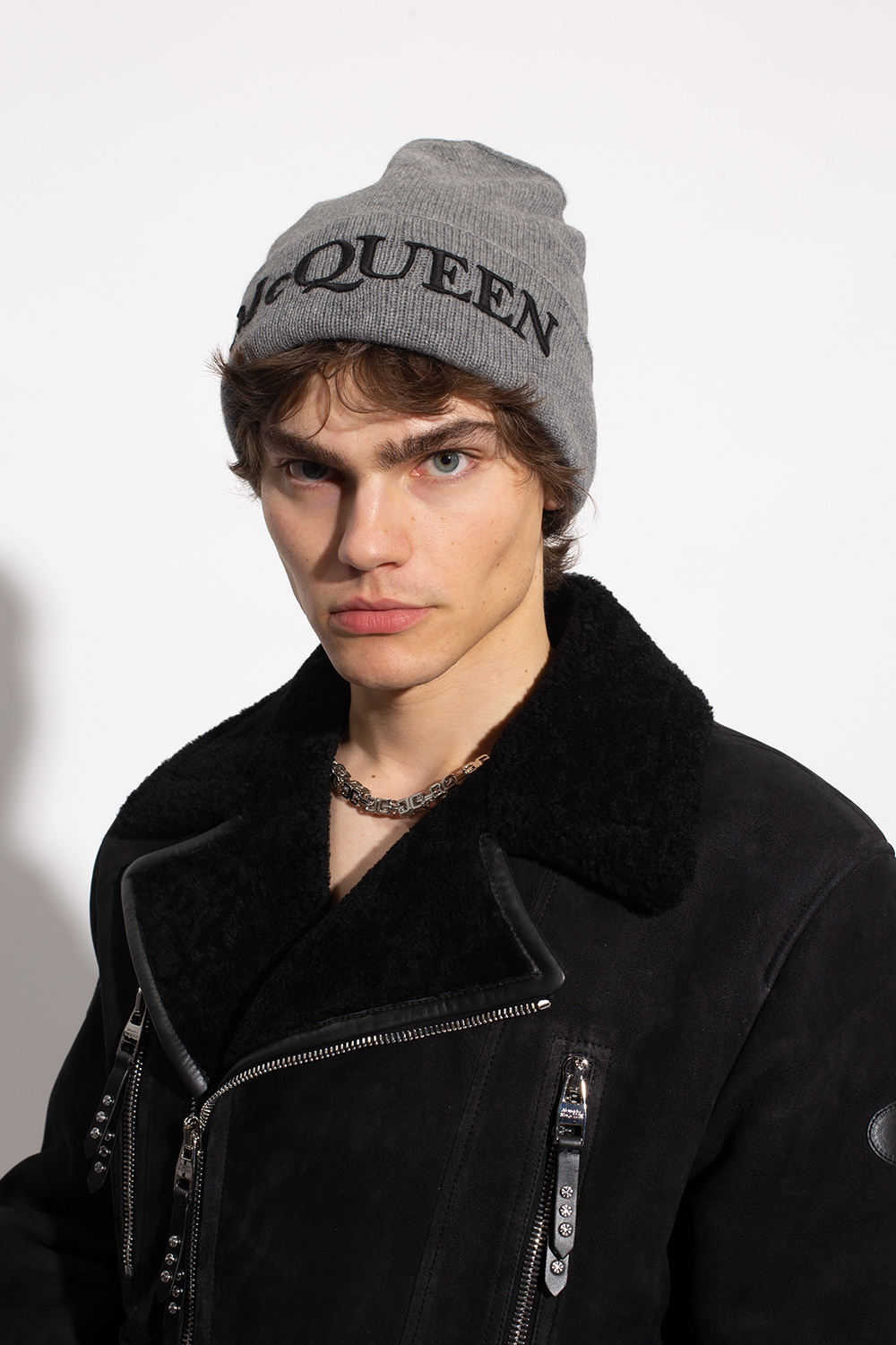 Alexander shop mcqueen beanie